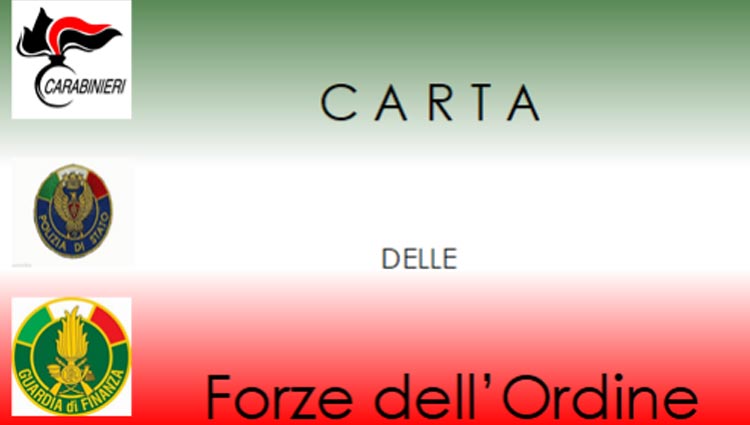 Carta forze dell'ordine